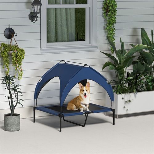 Ultimate Elevated Pet Bed with Water-Resistant Canopy - Ideal for Large Dogs!