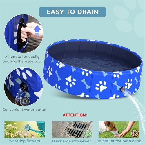 Versatile Dog & Cat Pool - Foldable, Durable & Slip-Resistant Fun Oasis