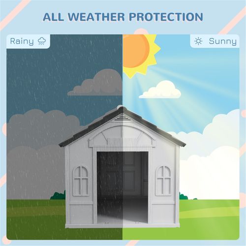 Cozy Cottage Dog Crate – Water-Resistant, Ventilated, Easy Setup and Clean!
