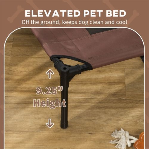 Elevated XXL Dog Bed with Canopy - Durable, Breathable & Portable Comfort