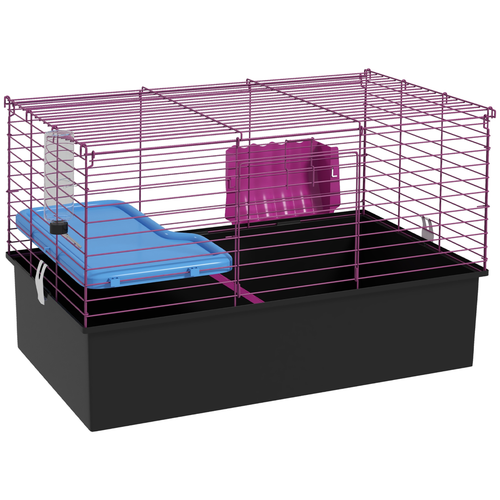PawHut Deluxe Small Animal Home: Cozy Cage for Rabbits & Guinea Pigs