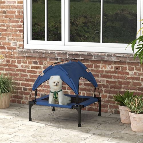 Ultimate Elevated Pet Bed with Canopy - Cool, Comfortable & Portable