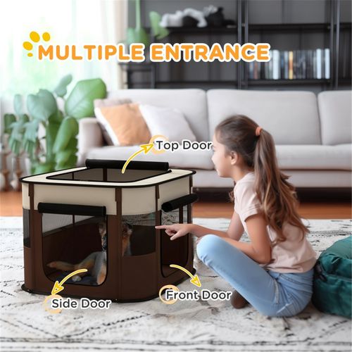 Versatile Pet Playpen: Portable, Foldable & Perfect for Small Pets!
