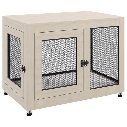 Elegant Multi-Functional Dog Crate with Cushioned Comfort & Stylish Design
